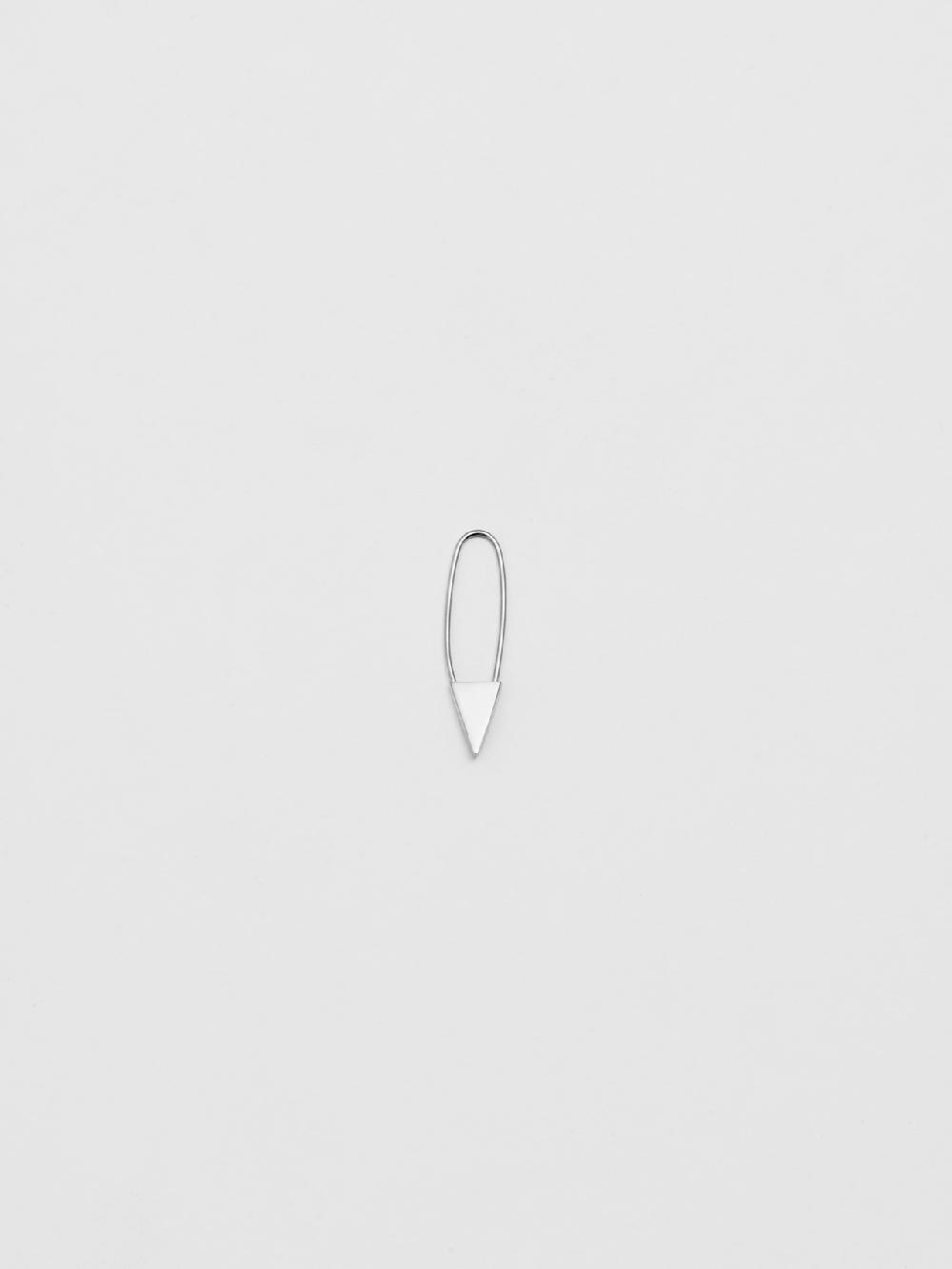 Loren Stewart Mini Triangle Safety Pin Earring