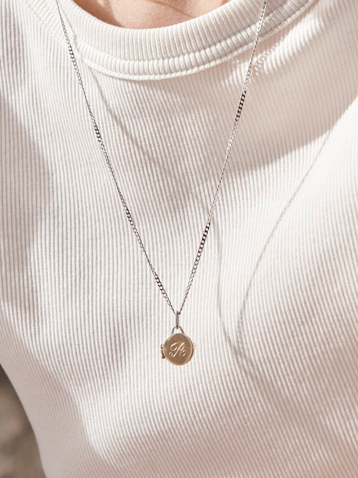Loren Stewart Mixed Metal Locket Pendant