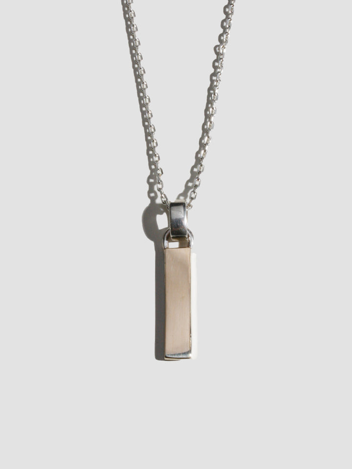 Loren Stewart Mixed Metal Zipper Pendant