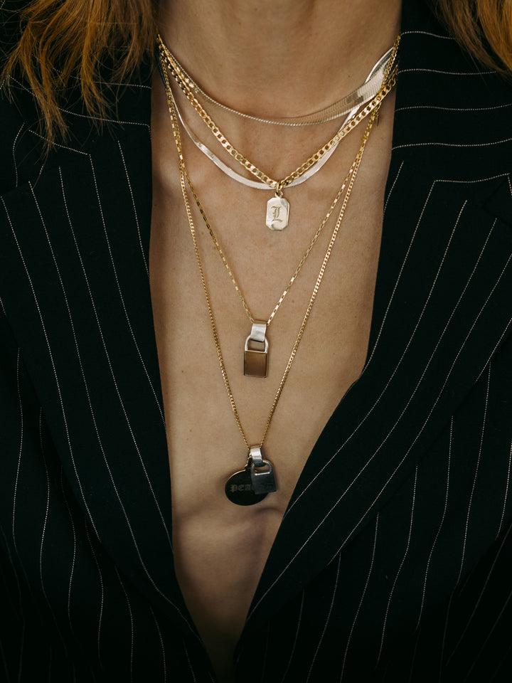 Loren Stewart Octagonal ID Pendant