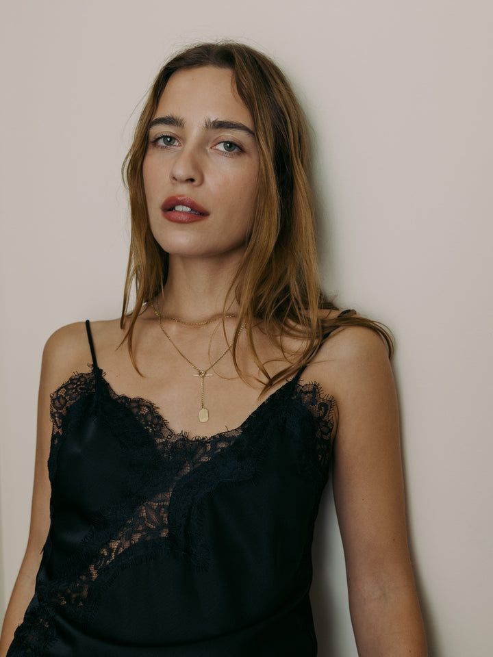 Loren Stewart Octagonal ID Toggle Lariat Necklace