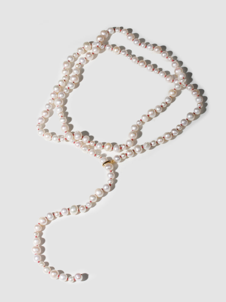 loren stewart Opera Wrap Pearl Strand