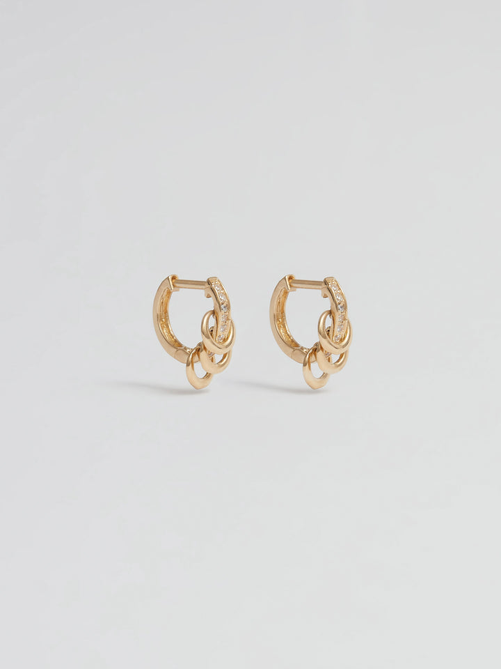 loren stewart Pierced Huggies