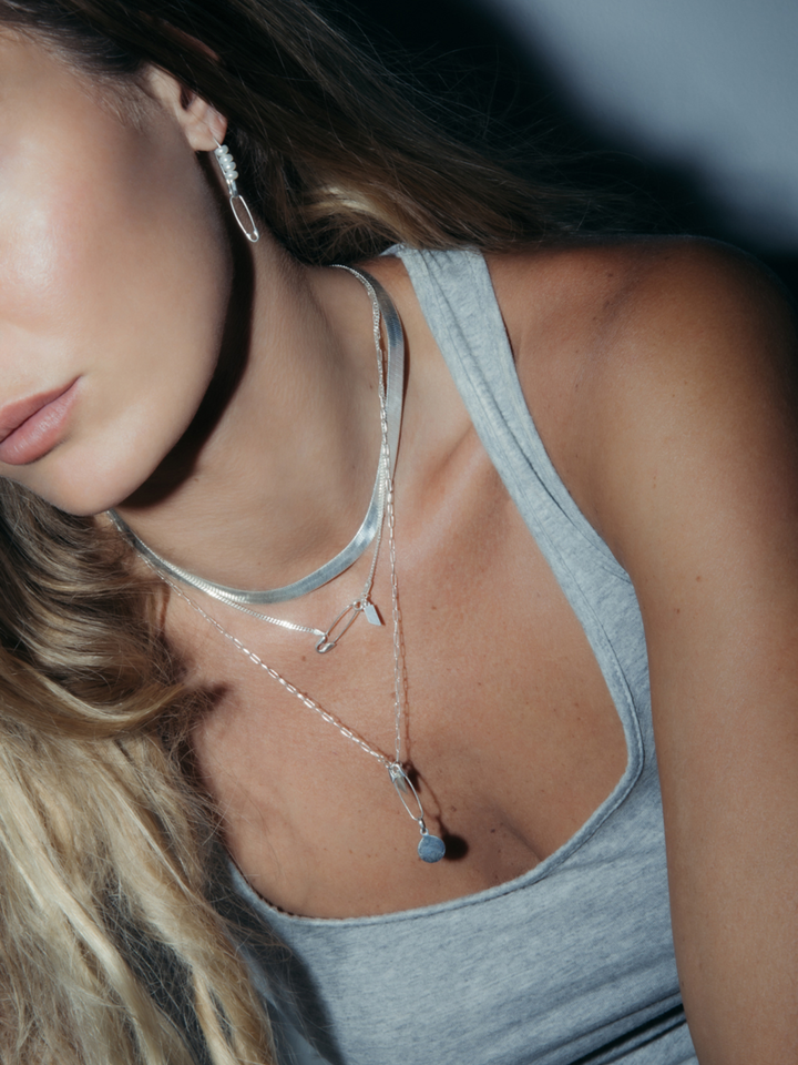 Loren Stewart Safety Pin Earring