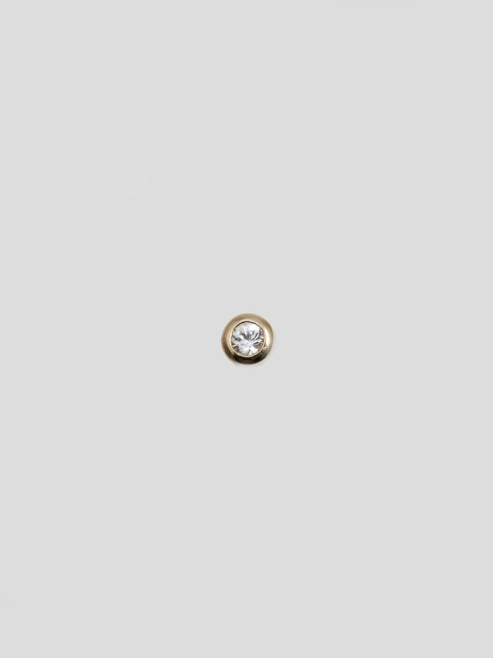 loren stewart Sapphire Bezel Stud