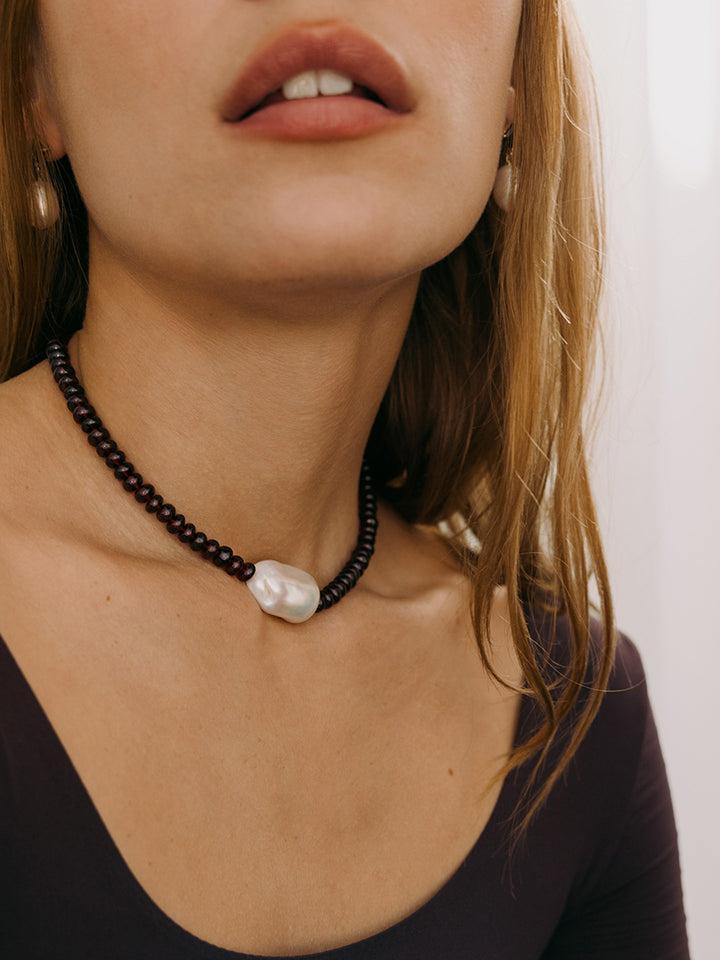 Loren Stewart Scarlet Baroque Necklace