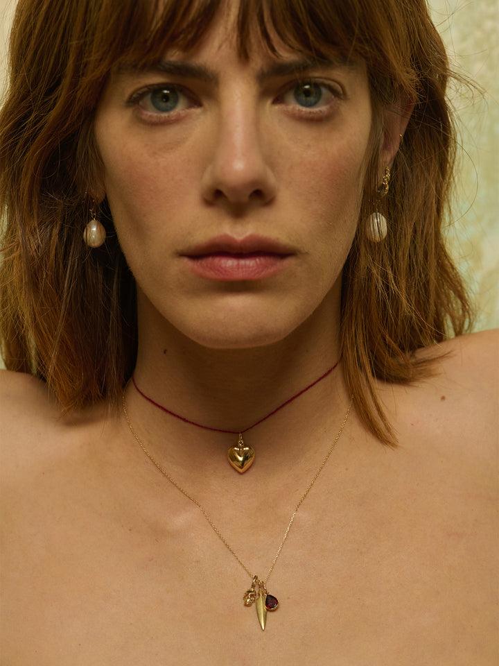 Loren Stewart Scarlet Teardrop Pendant