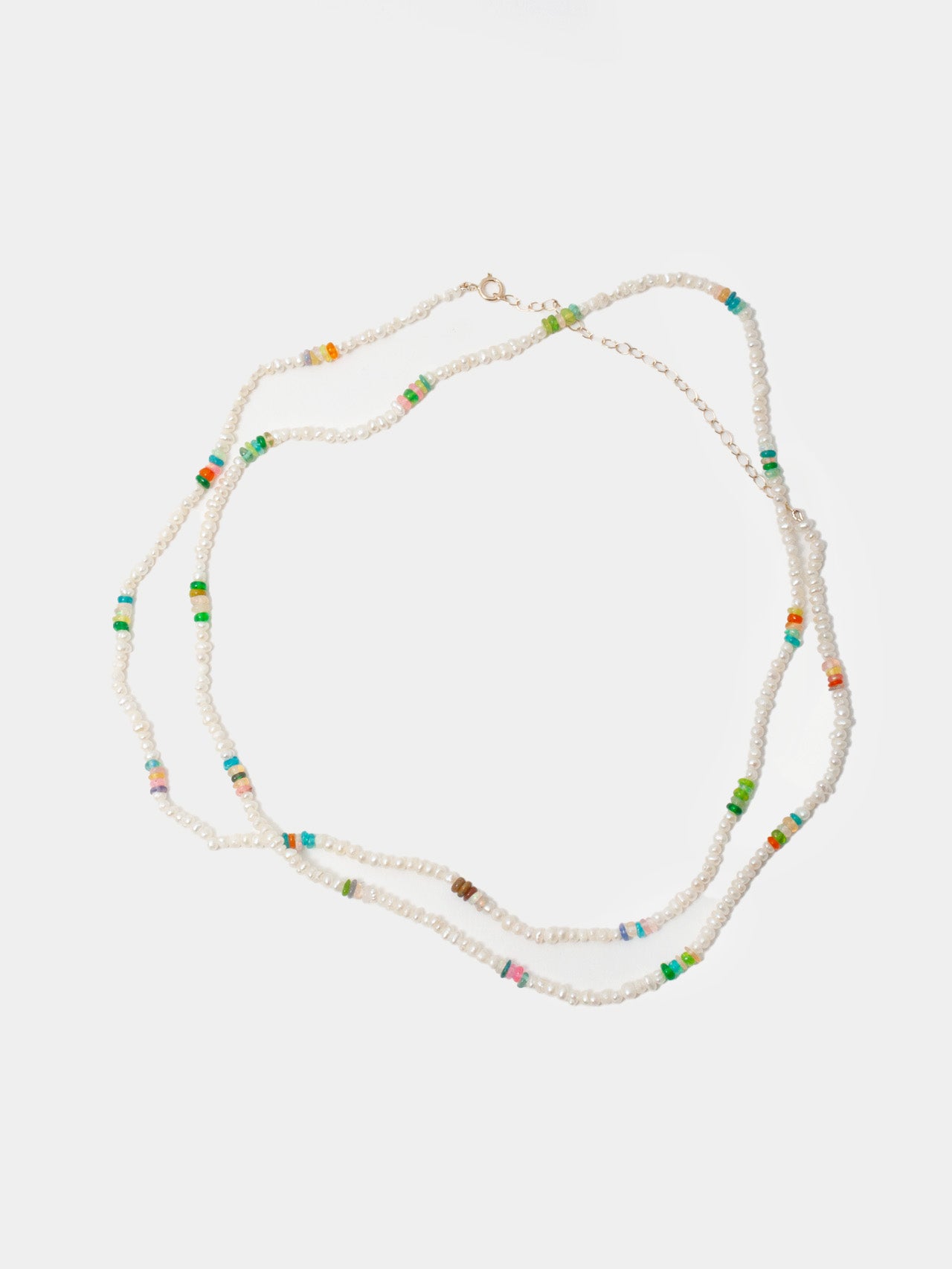 Loren Stewart Seed Pearl & Opal Wrap Strand