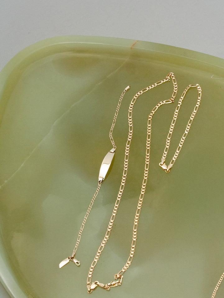 Loren Stewart Solid Figaro Chain Bracelet