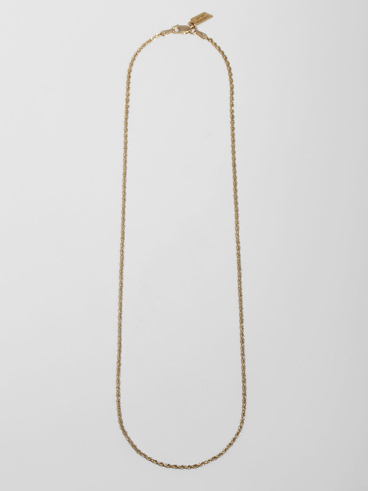 loren stewart Solid Gold Rope Chain