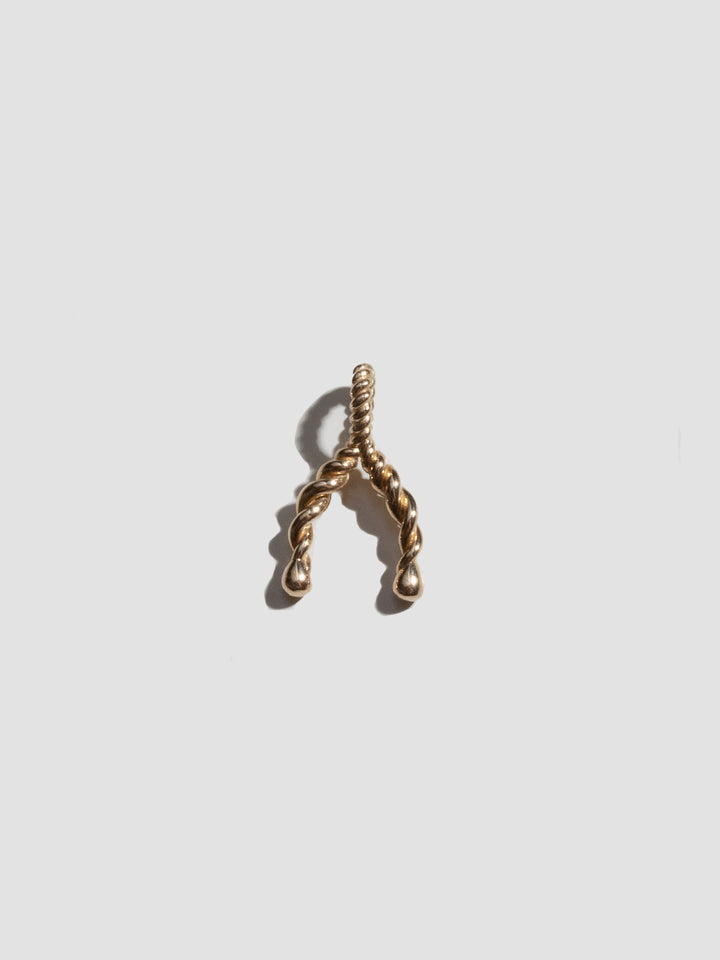 Loren Stewart Spiral Wishbone Pendant