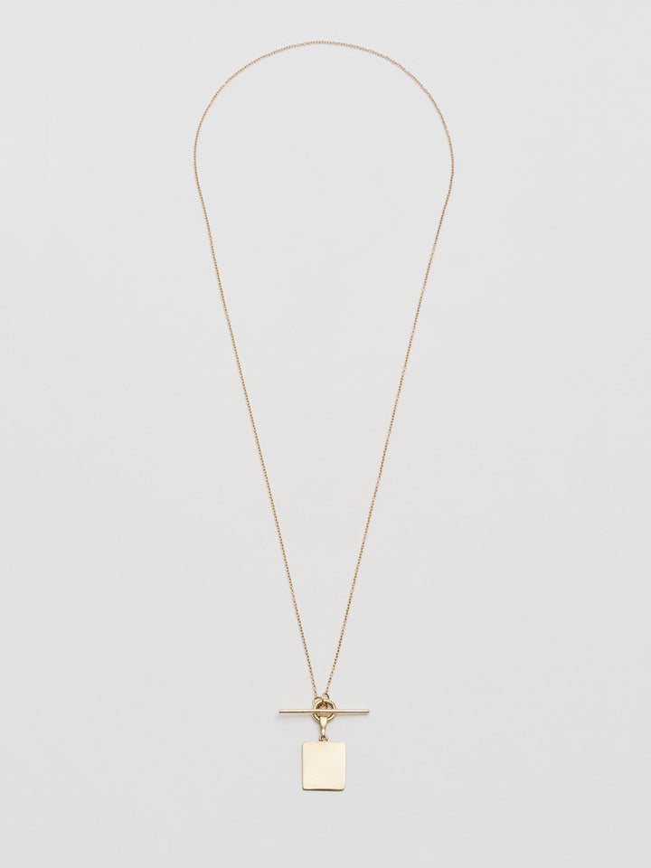 loren stewart Square & Toggle Necklace