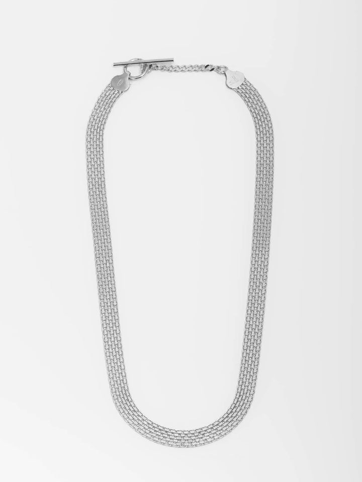 loren stewart Sterling Silver Chainmail Necklace