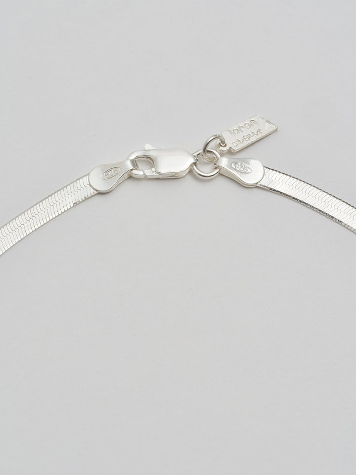 Loren Stewart Sterling Silver Herringbone Necklace
