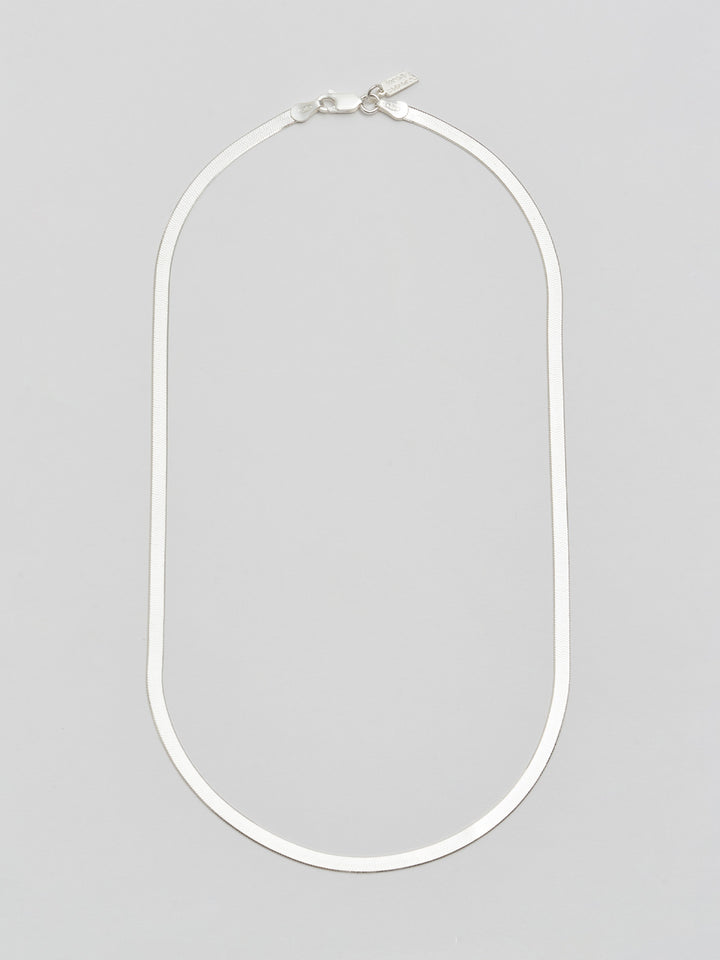 loren stewart Sterling Silver Herringbone Necklace