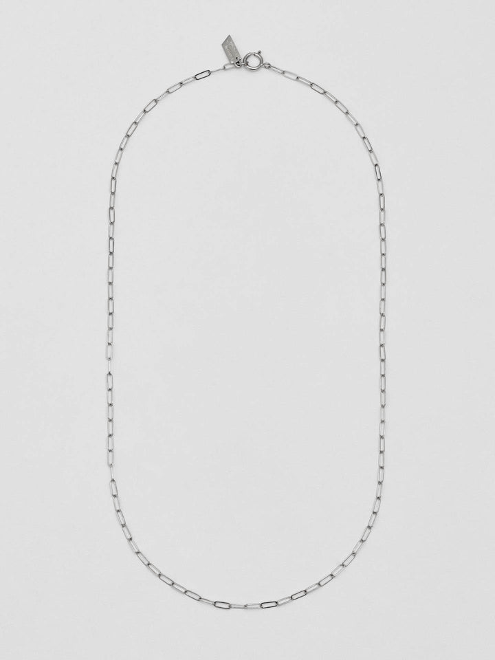 loren stewart Sterling Silver Long Link Chain