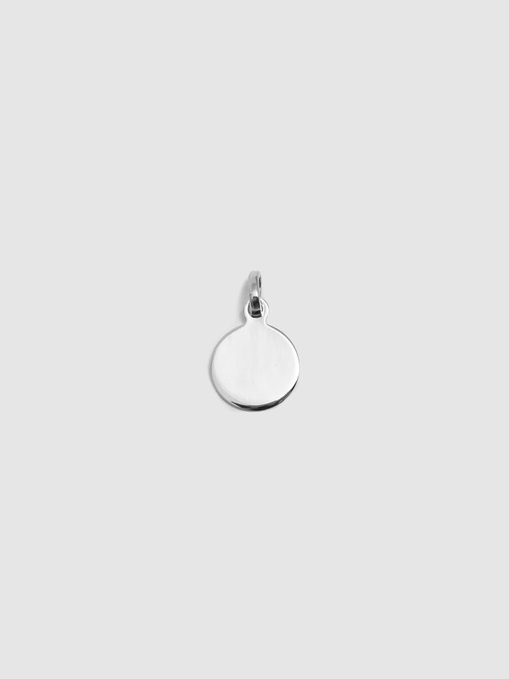 loren stewart Sterling Silver Mini Disk Pendant