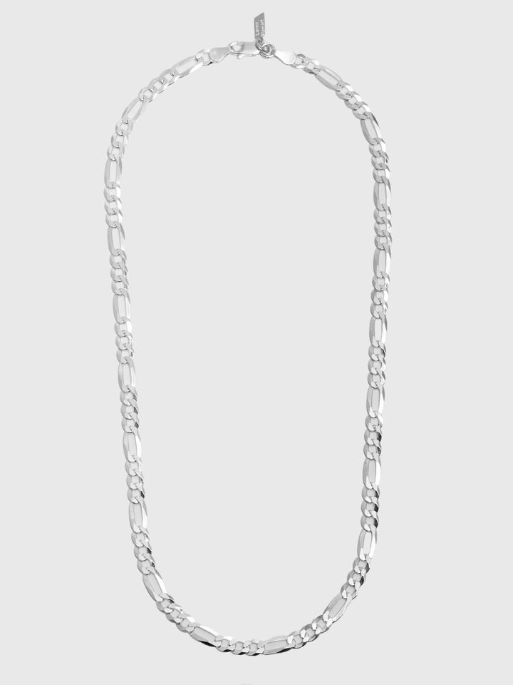 loren stewart Sterling Silver XL Figaro Chain