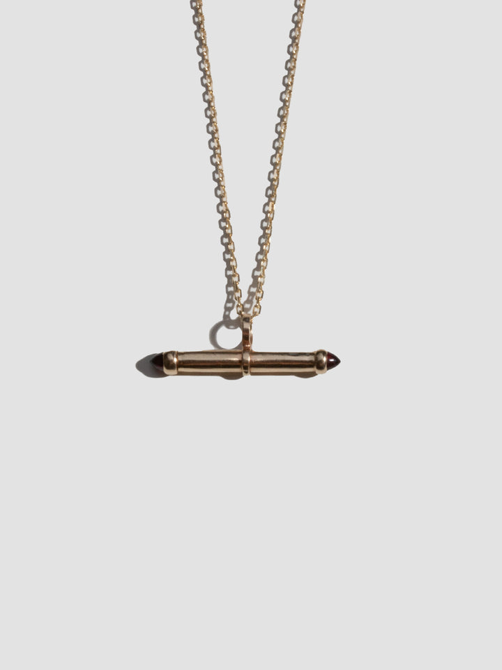 Loren Stewart Stone Barbell Pendant