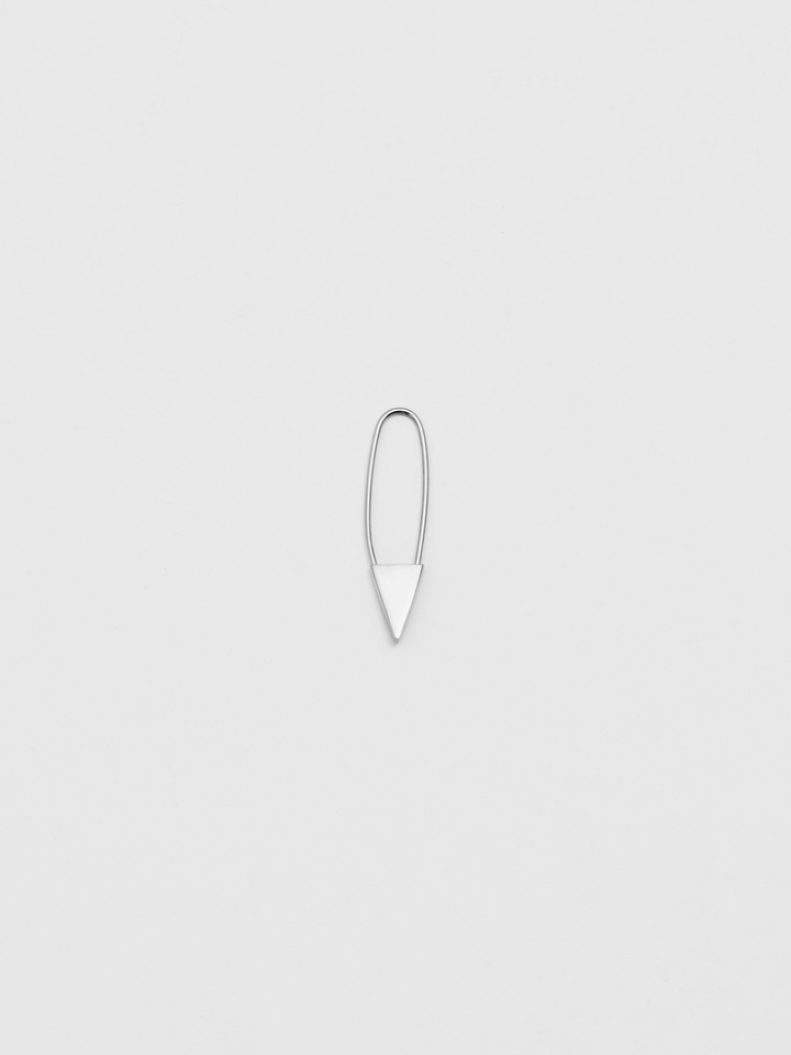 loren stewart Triangle Safety Pin Earring