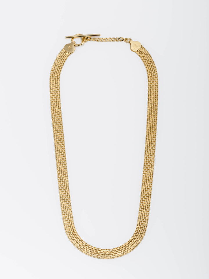 loren stewart Vermeil Chainmail Necklace