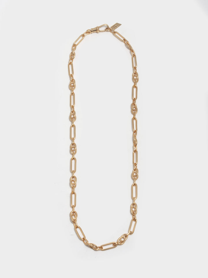 loren stewart Vermeil Motley Chain Necklace