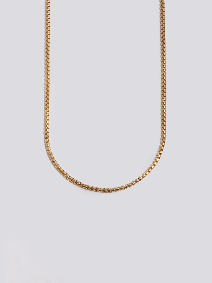 loren stewart Vermeil Round Box Chain