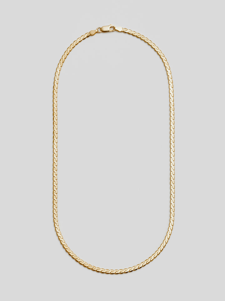 loren stewart Vermeil Serpentine Chain