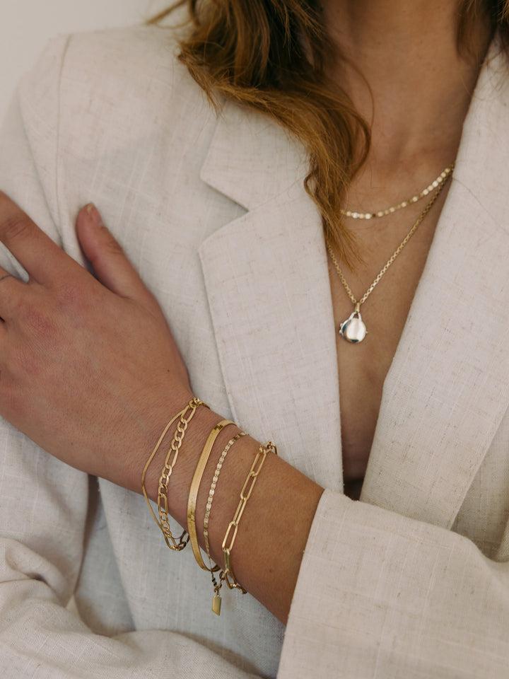 Loren Stewart XL Boxy Long Link Bracelet