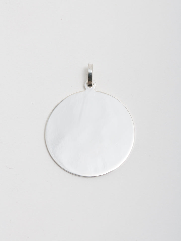 loren stewart XL Disk Pendant
