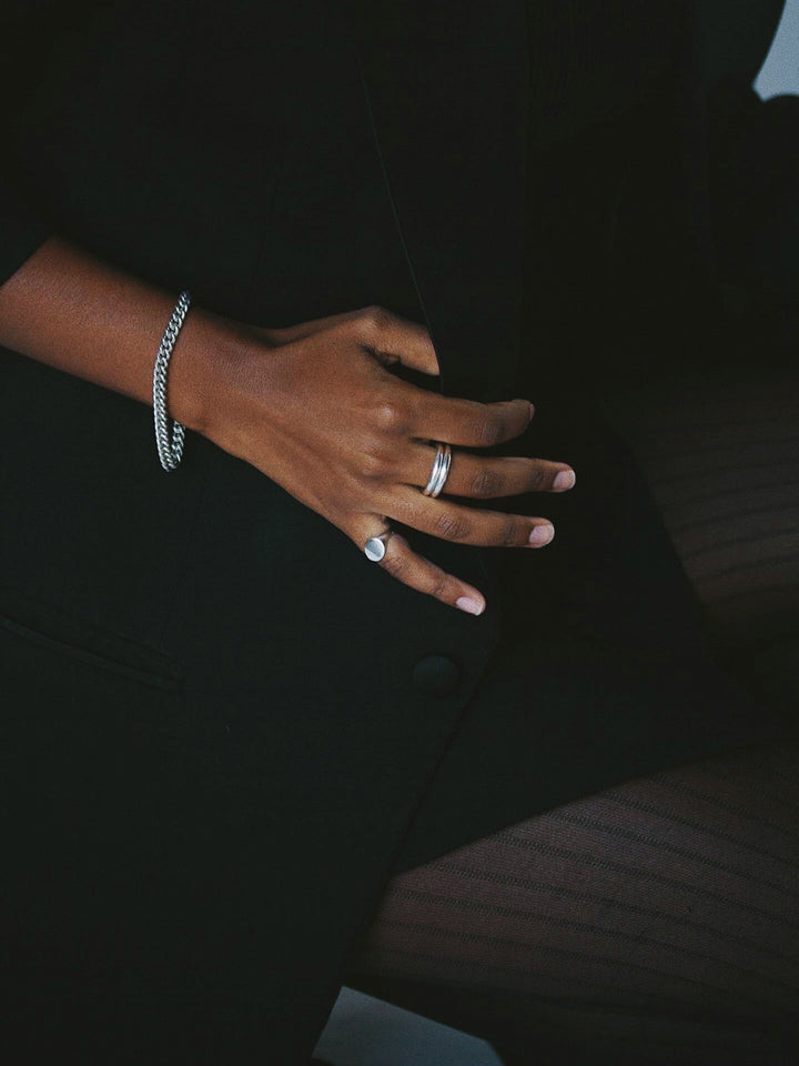 Loren Stewart Petite Industrial Curb Chain Bracelet