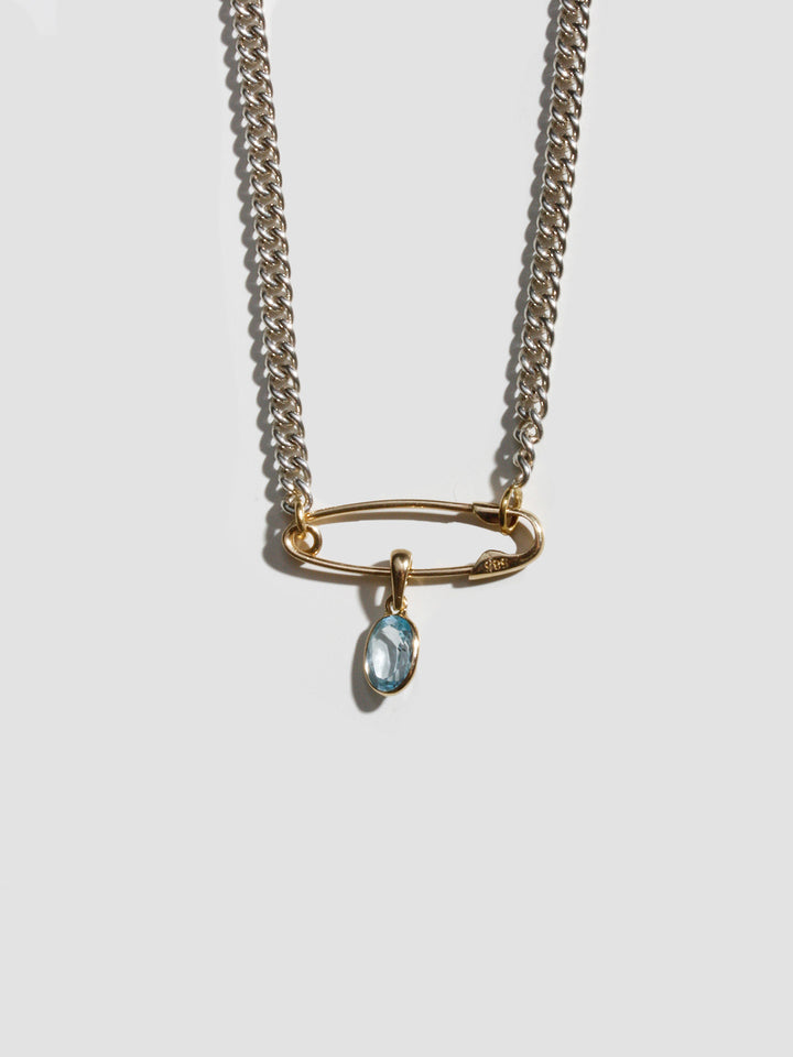 Loren Stewart Petite Industrial Safety Pin Necklace