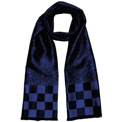 Lorenzo Cana Blue Silk Scarf For Woman LORENZO CANA