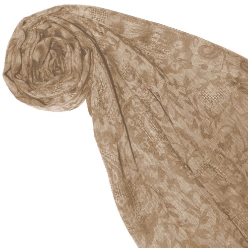 Lorenzo Cana Cashmere Mens Pashmina Jacquard Cappuccino Brown LORENZO CANA