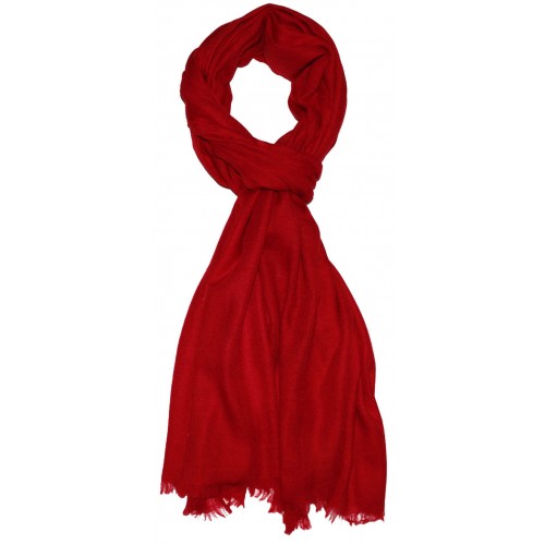 Lorenzo Cana Cashmere Mens Scarf Plain Chili Red LORENZO CANA