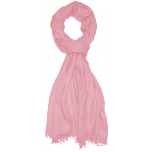 Lorenzo Cana Cashmere Mens Scarf Plain Cream Rosé LORENZO CANA