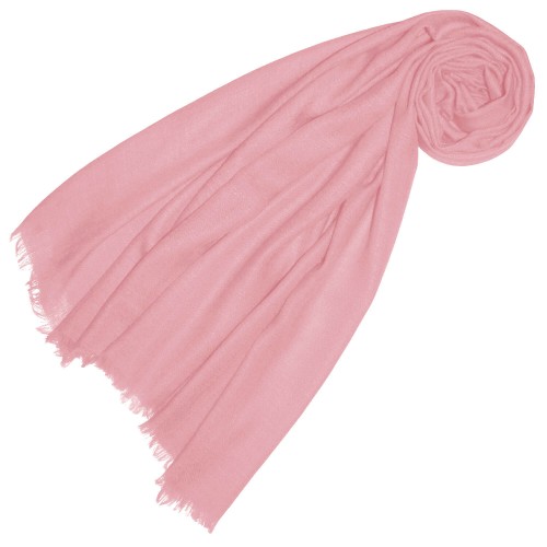 lorenzo cana Cashmere mens scarf plain cream rosé LORENZO CANA