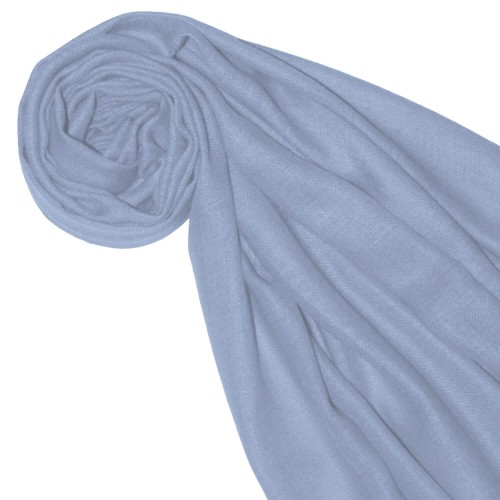 Lorenzo Cana Cashmere Mens Scarf Plain Pigeon Blue LORENZO CANA