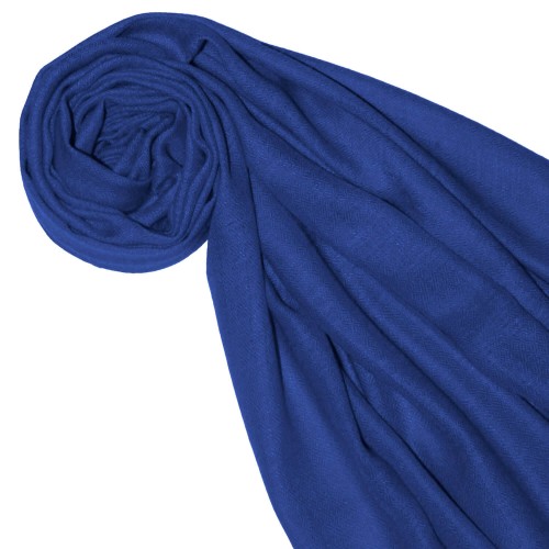 Lorenzo Cana Cashmere Mens Scarf Plain Royal Blue LORENZO CANA