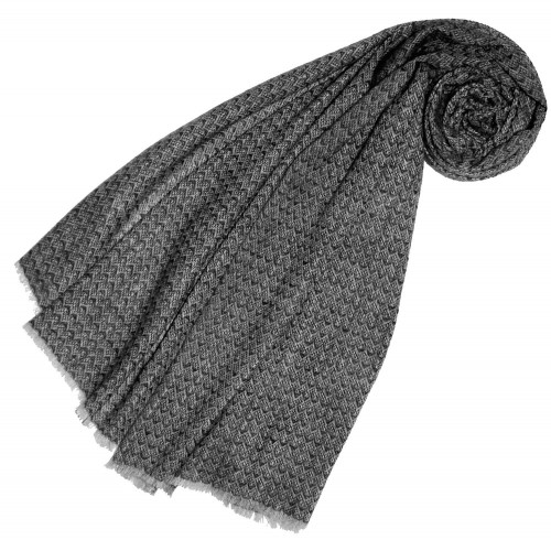 lorenzo cana Cashmere mens scarf uncolored gray light gray LORENZO CANA