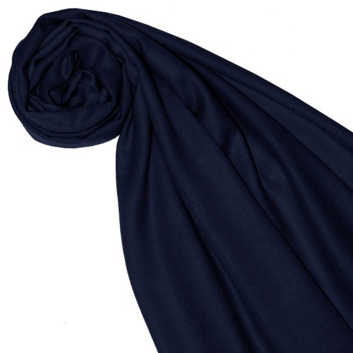 Lorenzo Cana Cashmere Mens Scarf Uni Twill Blue Black LORENZO CANA