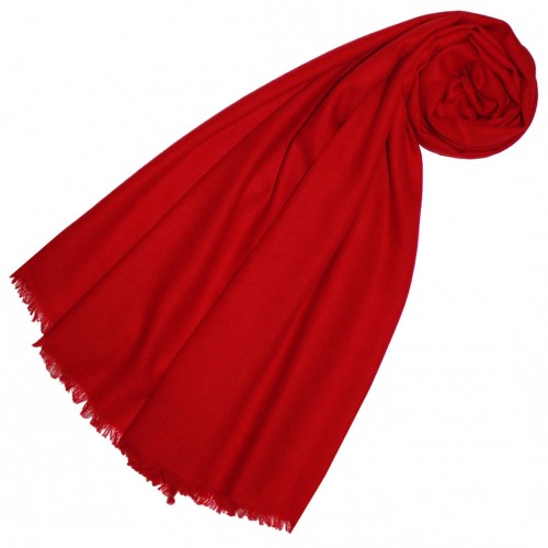 lorenzo cana Cashmere mens scarf Uni Twill Fire Red LORENZO CANA
