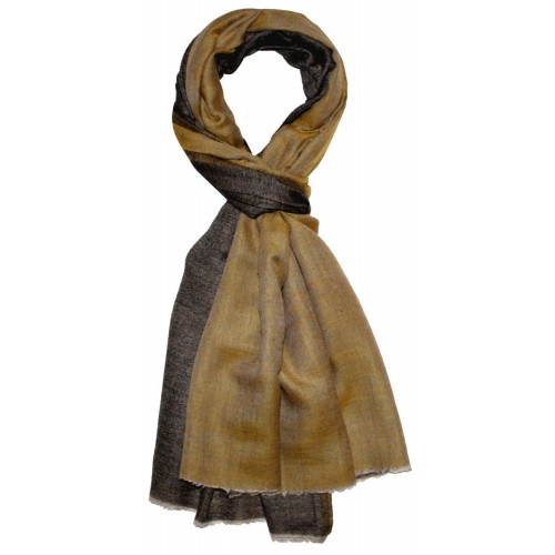 Lorenzo Cana Cashmere Scarf Doubleface Mocca And Cappuccino Brown LORENZO CANA