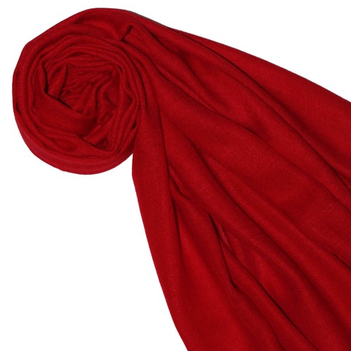 Lorenzo Cana Cashmere Scarf Plain Chili Red LORENZO CANA