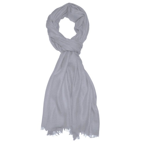 Lorenzo Cana Cashmere Scarf Plain Fog Gray LORENZO CANA