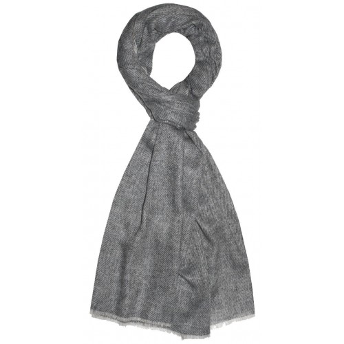 Lorenzo Cana Cashmere Scarf Uncolored Nature Brown LORENZO CANA