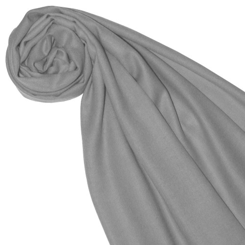 Lorenzo Cana Cashmere Scarf Uni Twill Steel Gray LORENZO CANA