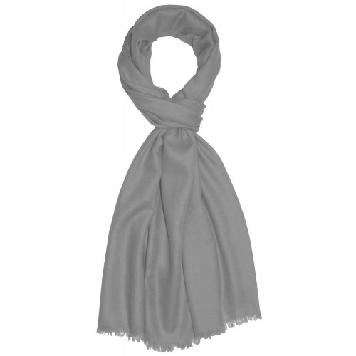 Lorenzo Cana Cashmere Scarf Uni Twill Steel Gray LORENZO CANA