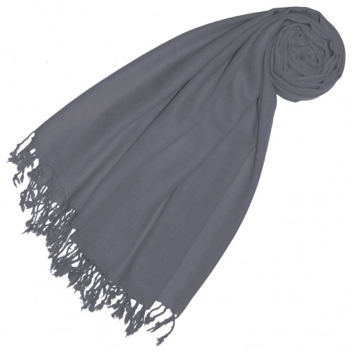 lorenzo cana Cashmere + wool mens scarf gray monochrome LORENZO CANA