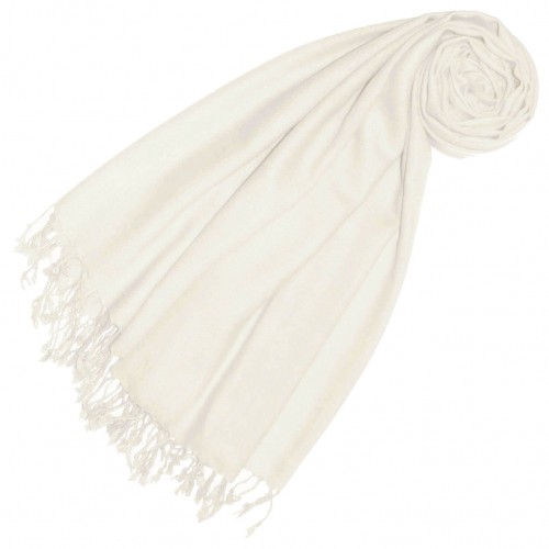 lorenzo cana Cashmere + wool mens scarf ivory white single color LORENZO CANA
